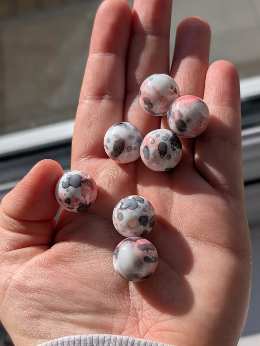 Splatter 16mm beads 5 pack