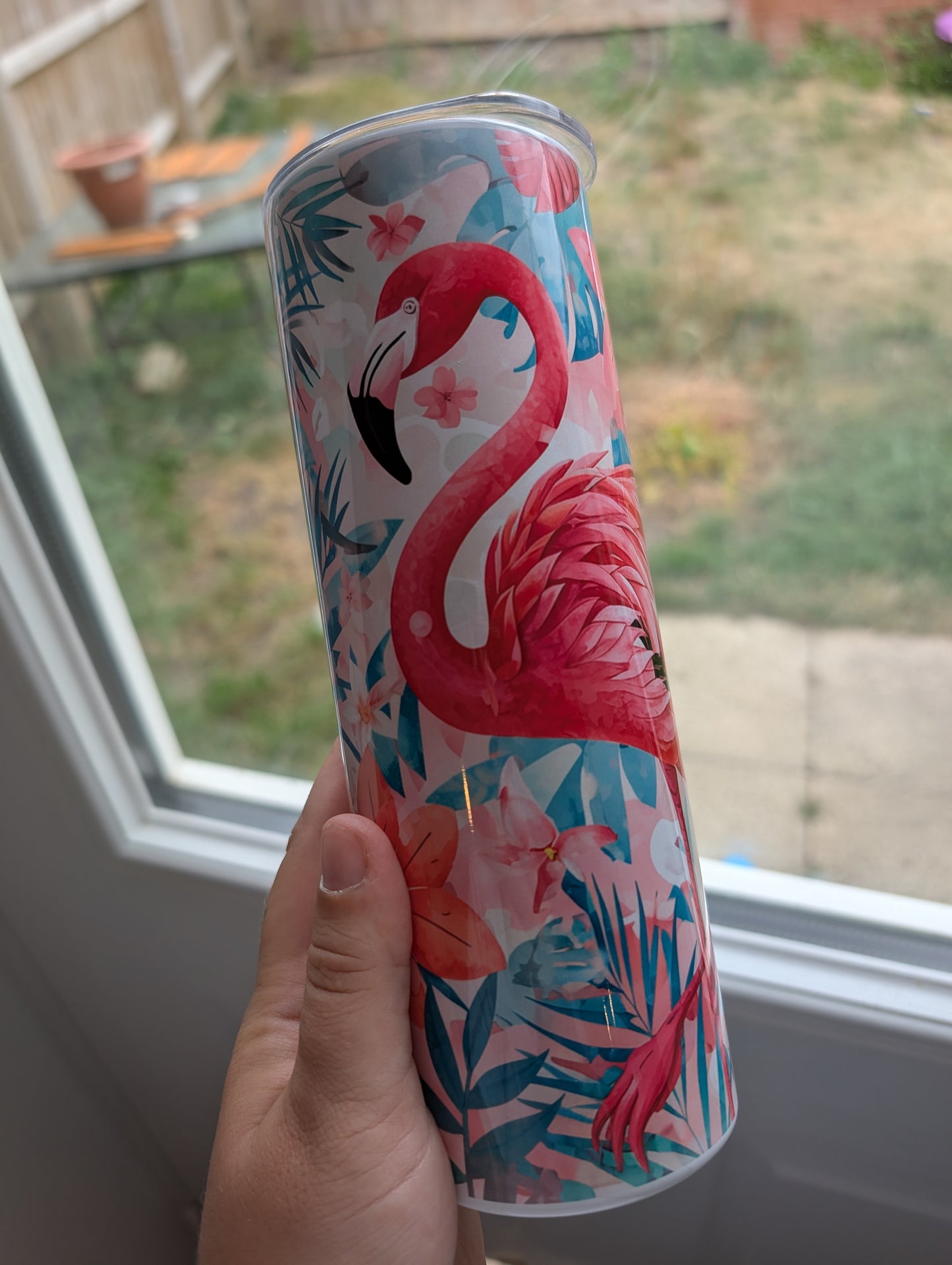 Flamingo style 20oz Tumbler