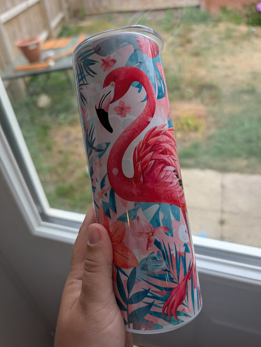 Flamingo style 20oz Tumbler