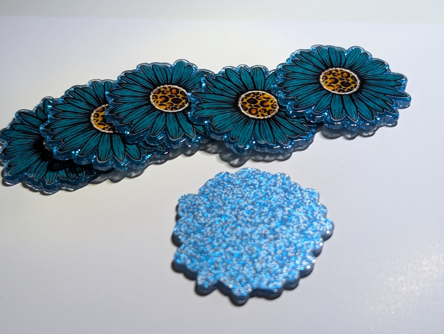 Blue flower Acrylic
