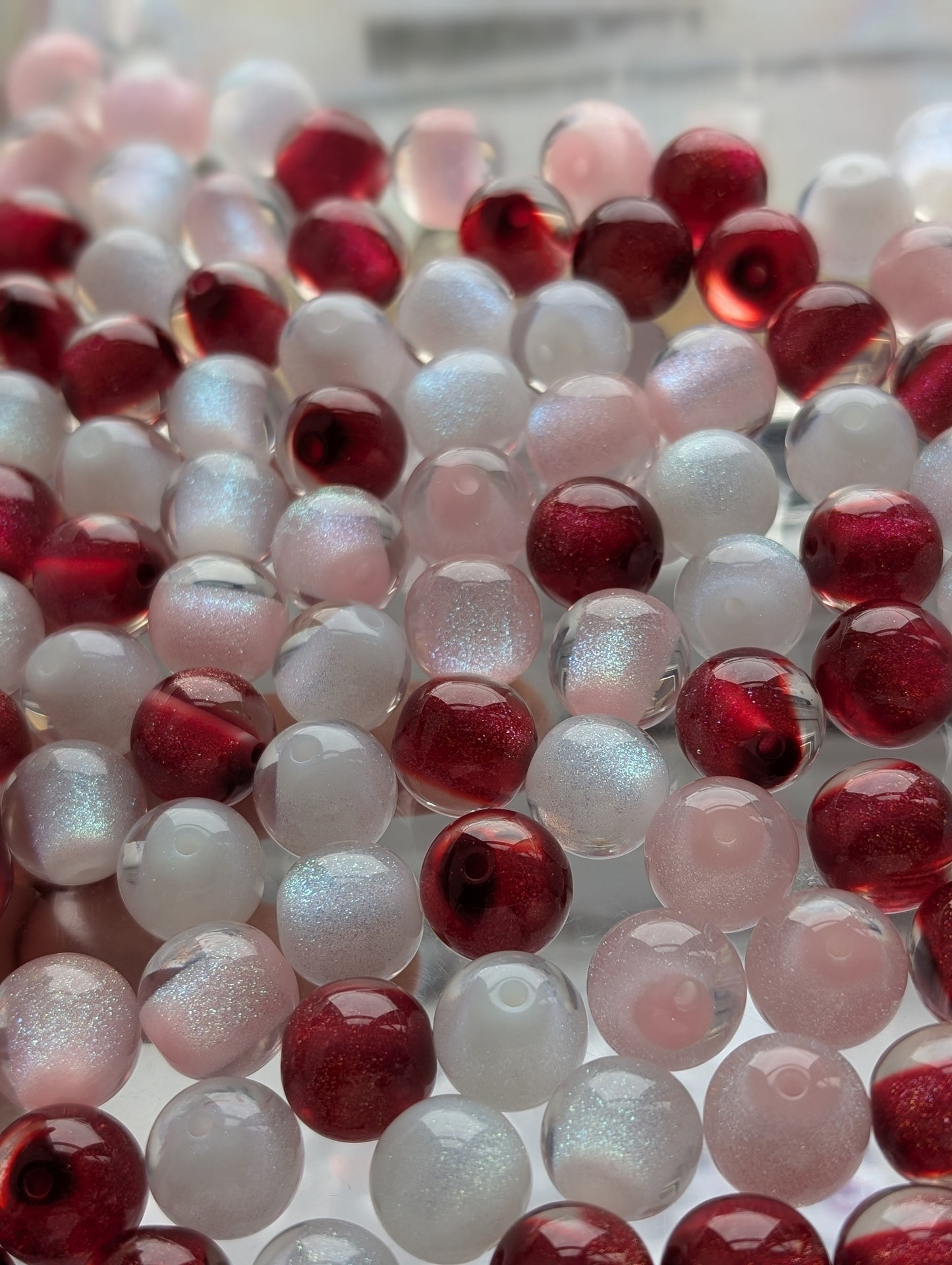 10x Love mix 16mm beads