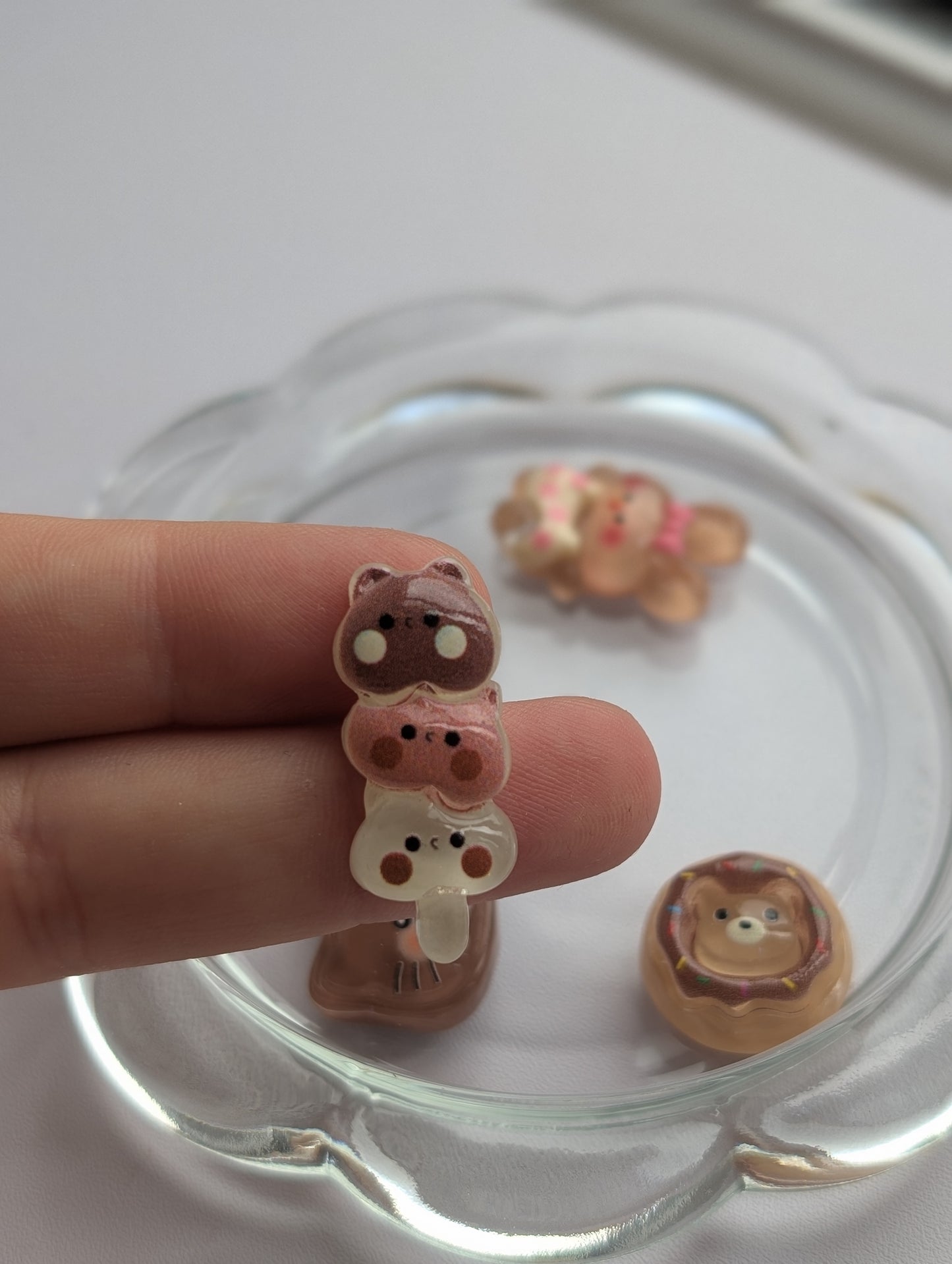 Mixed ice brown kawaii style (pack of 5)