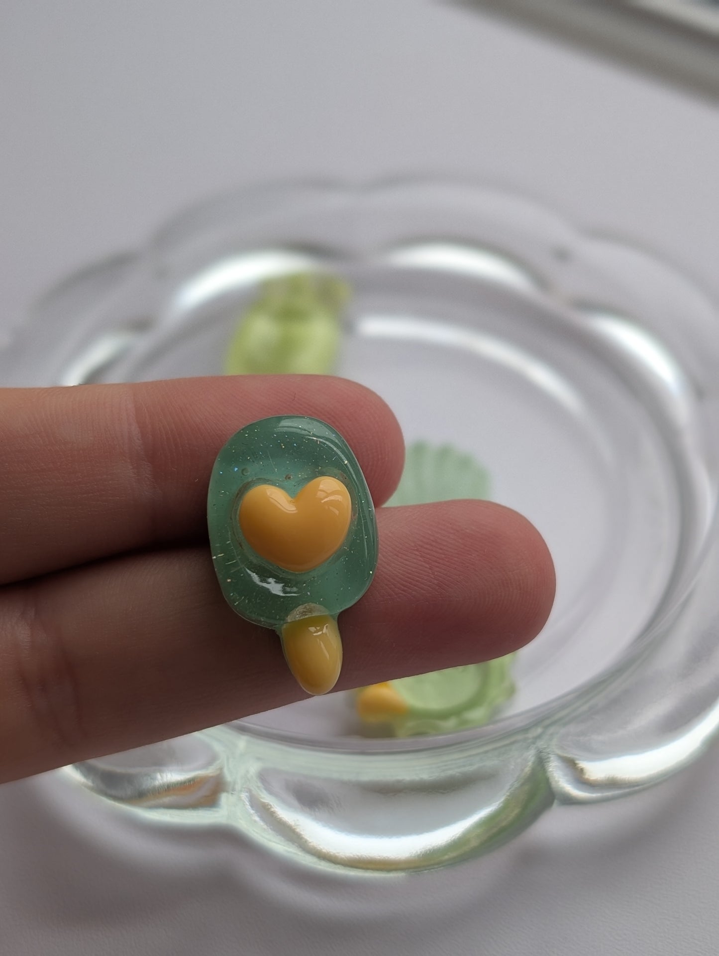 Mixed ice green kawaii style (pack of 5)