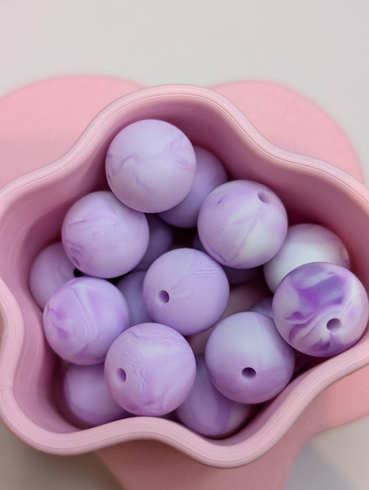 15mm solid colour silicone beads