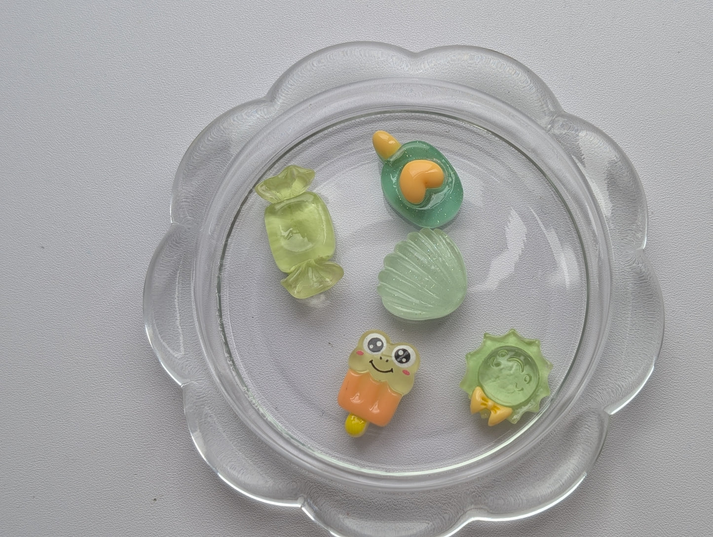 Mixed ice green kawaii style (pack of 5)