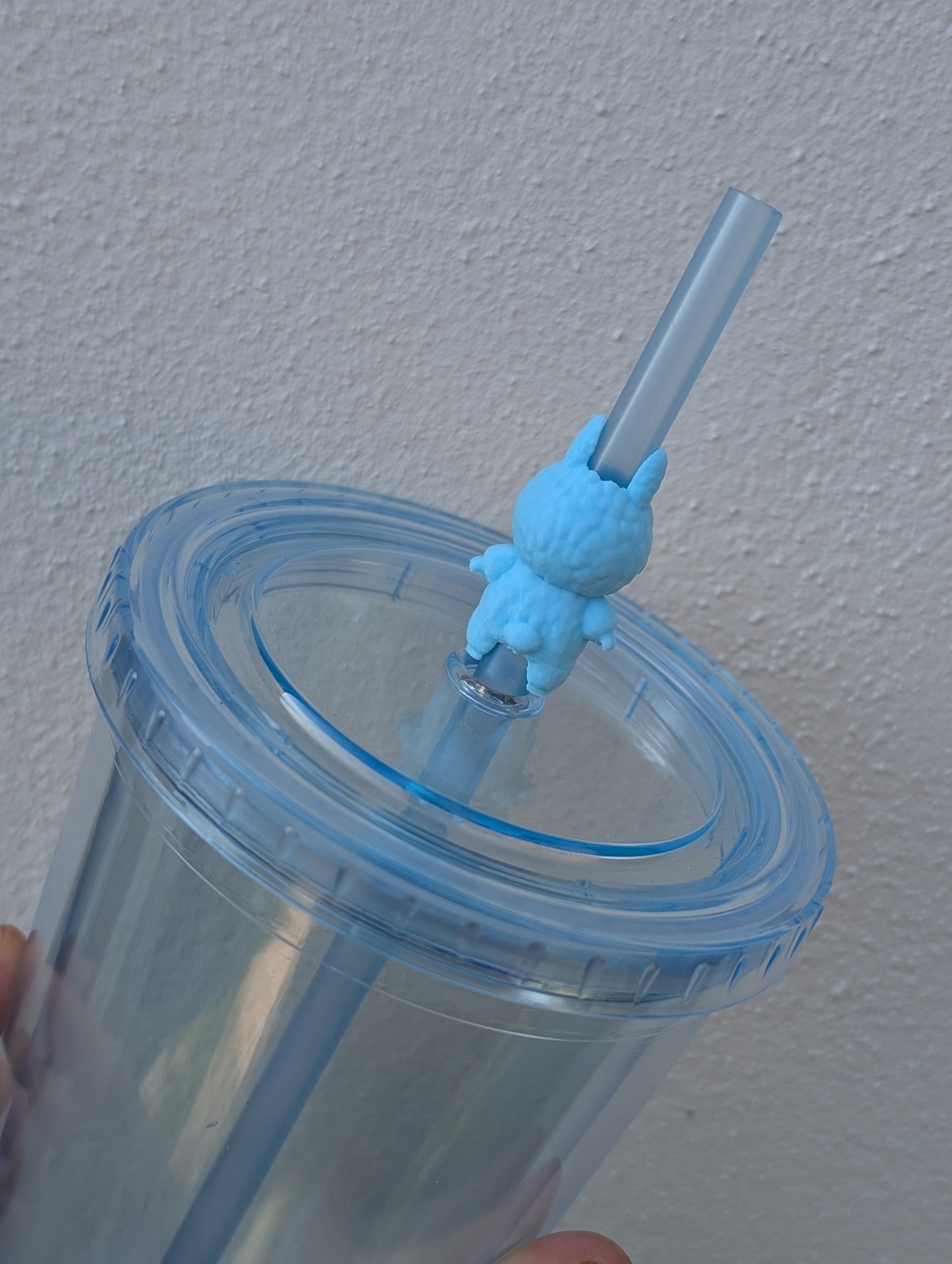 Little monster straw topper