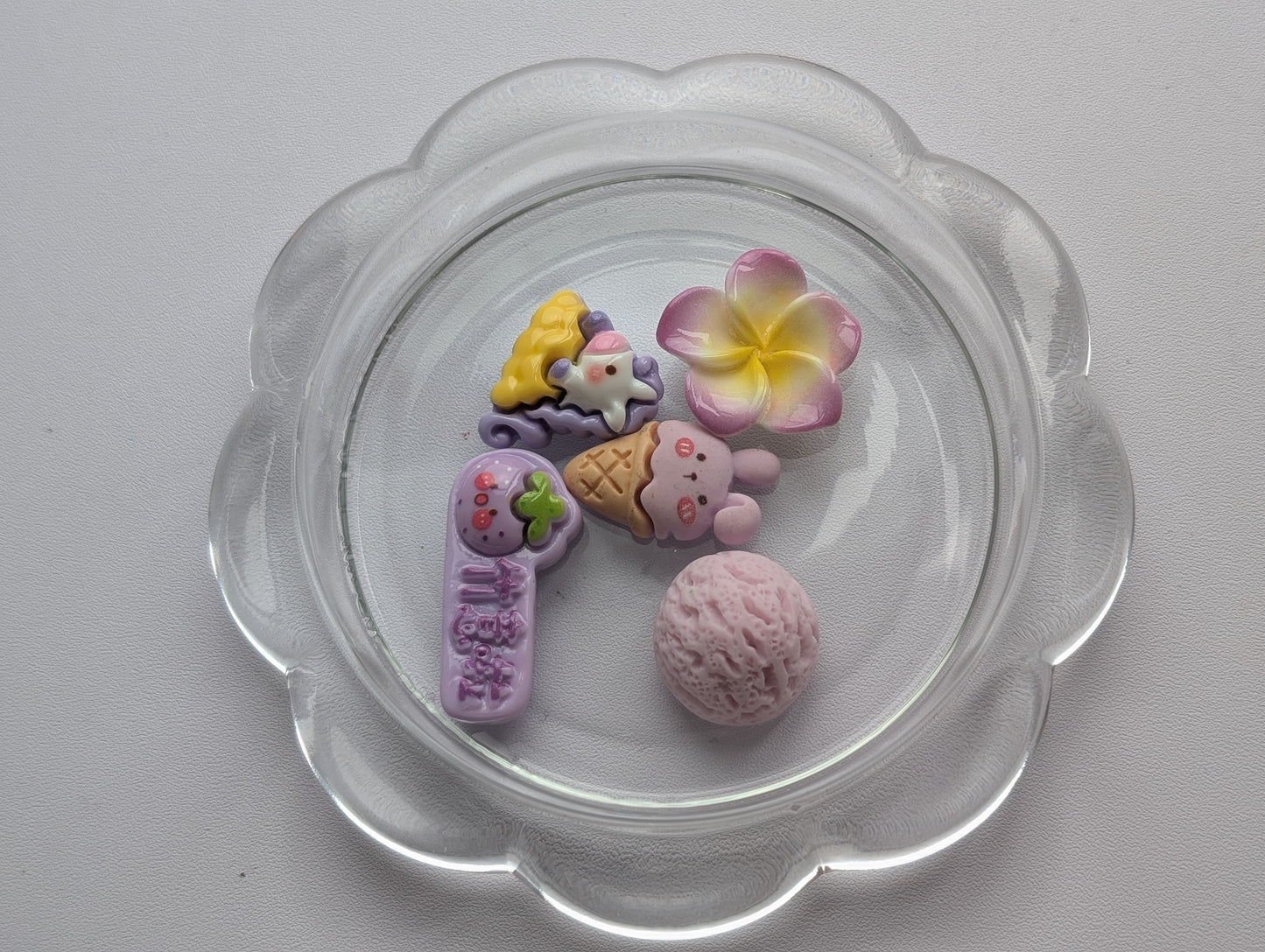 Mixed purple kawaii style (pack of 5)