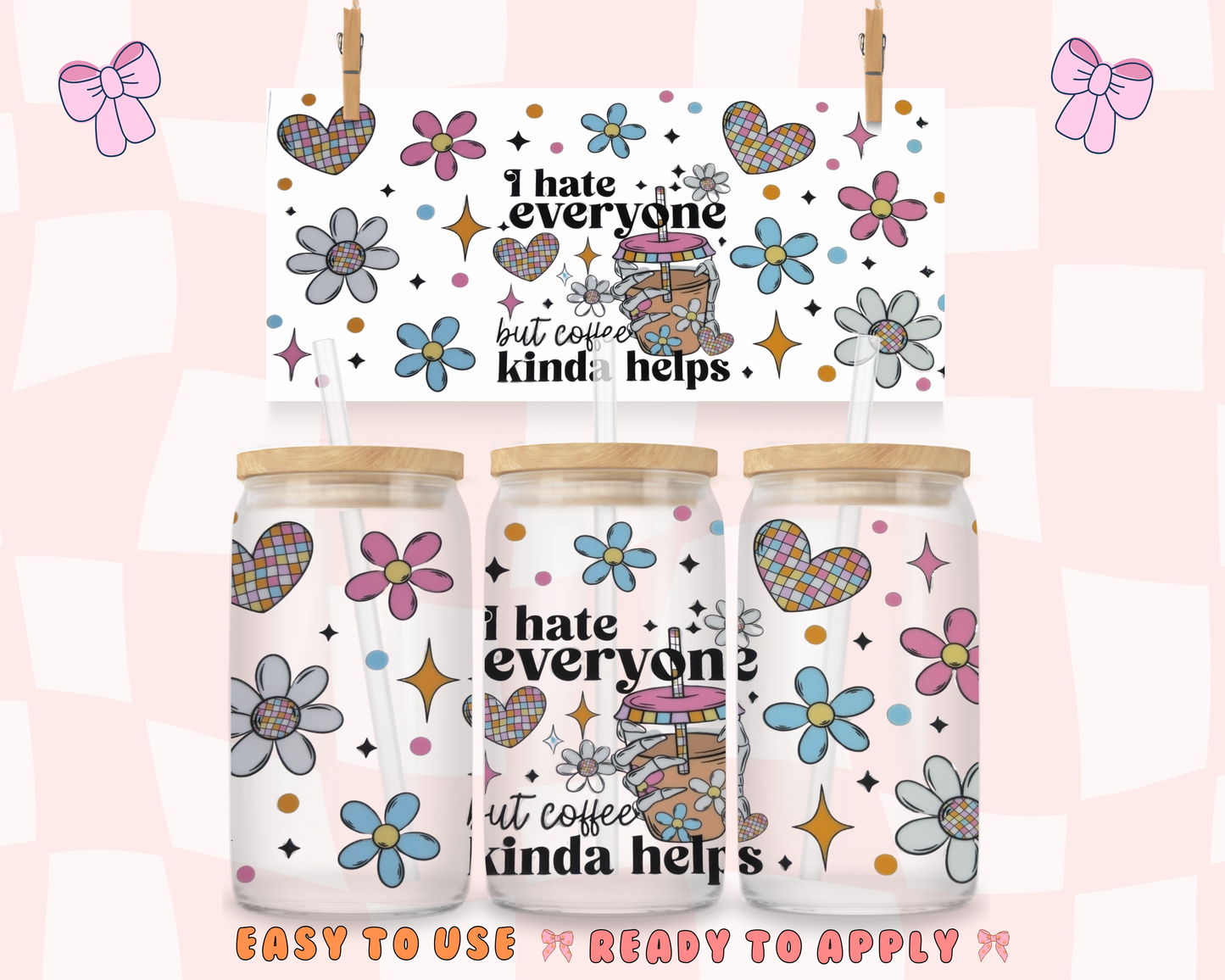 16oz Libby can UVDTF wrap #036