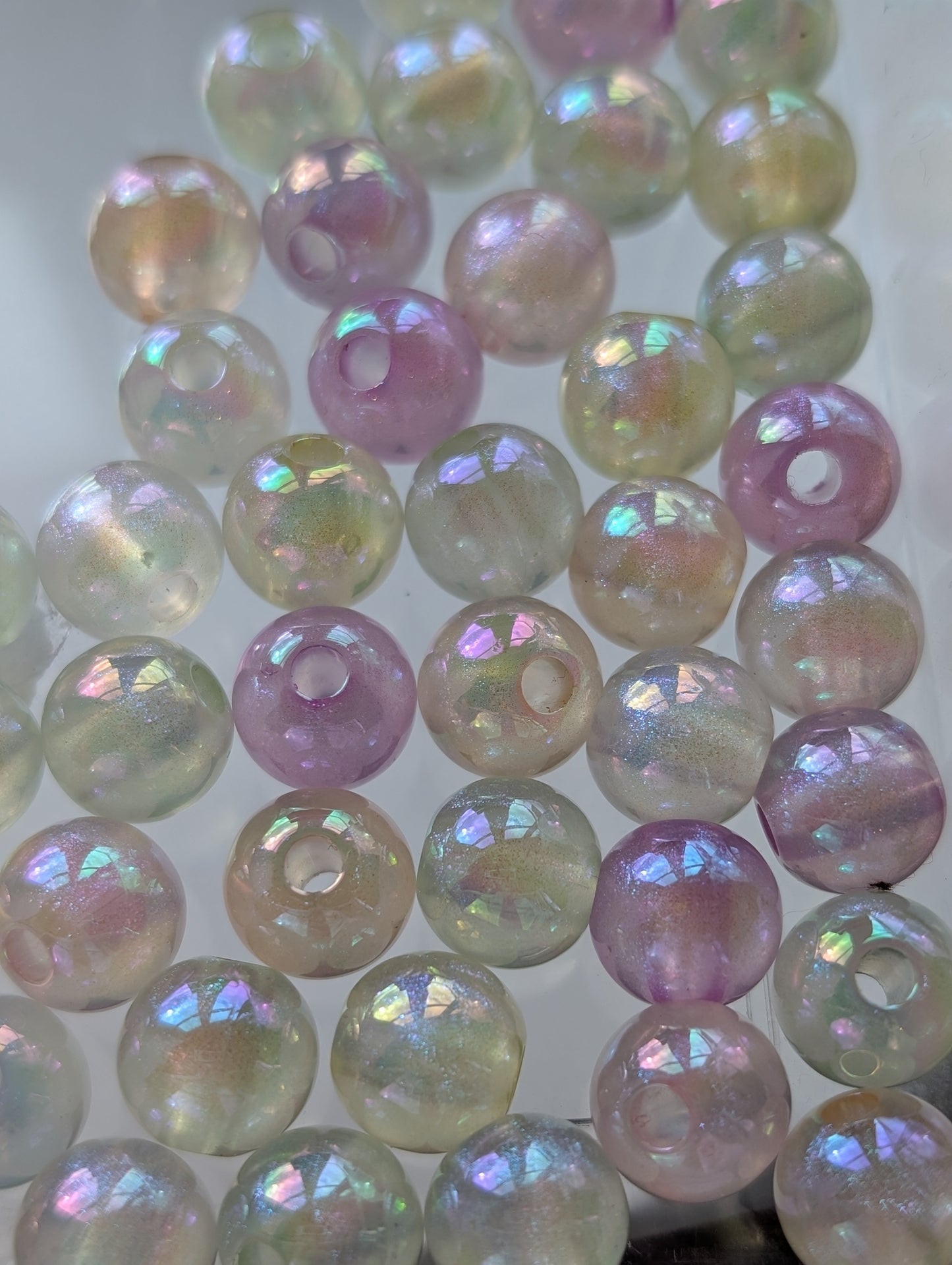 12 mm acrylic beads