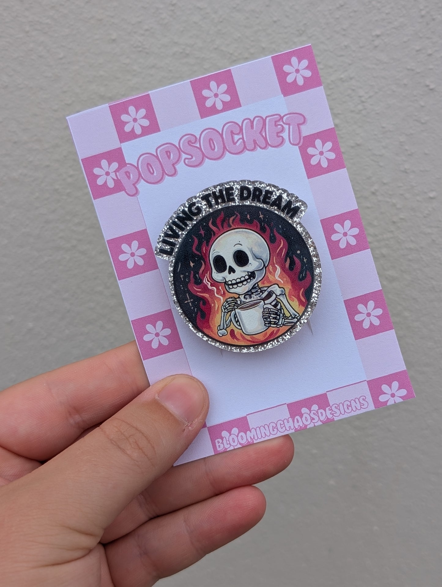 Living the dream pop socket