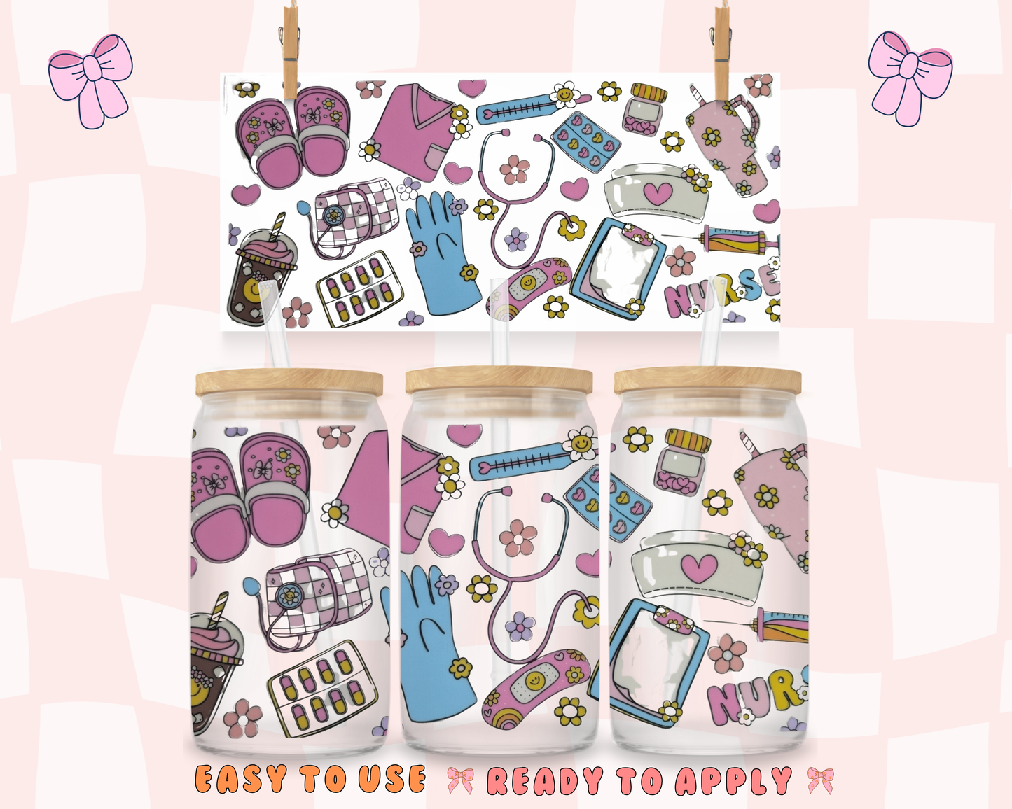 16oz Libby can UVDTF wrap #010