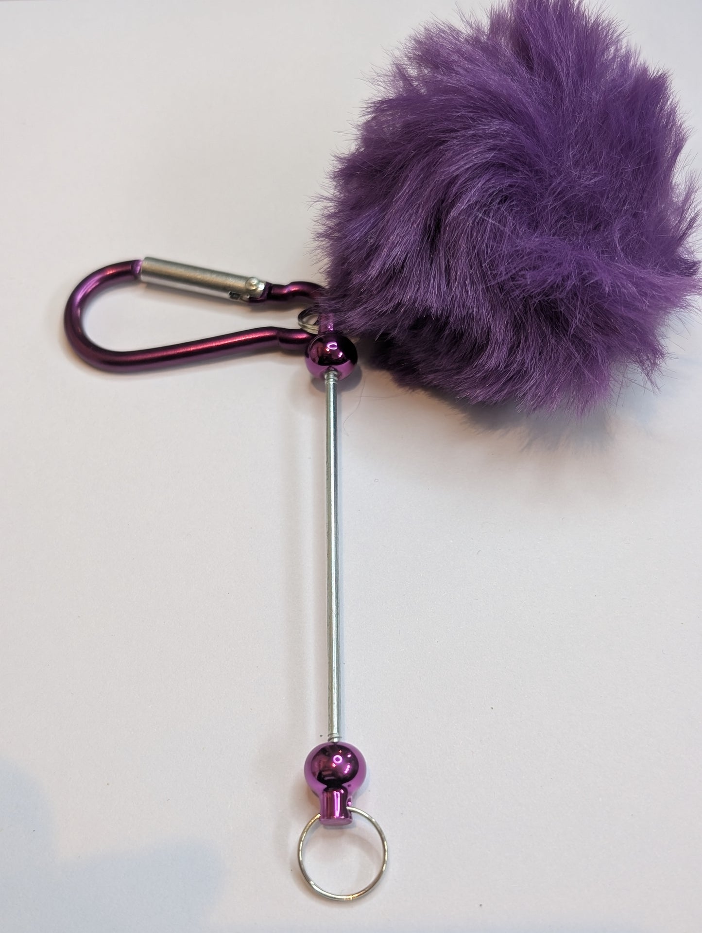 Beadable keyring