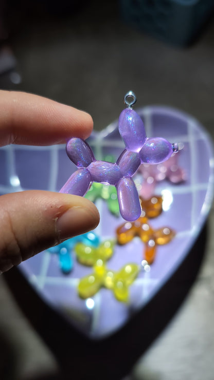 Glow in the dark balloon dogs