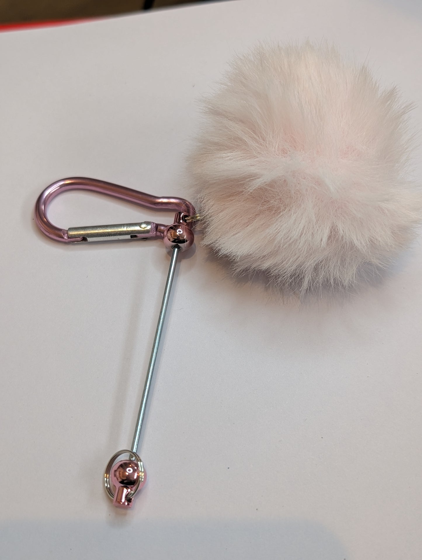 Beadable keyring