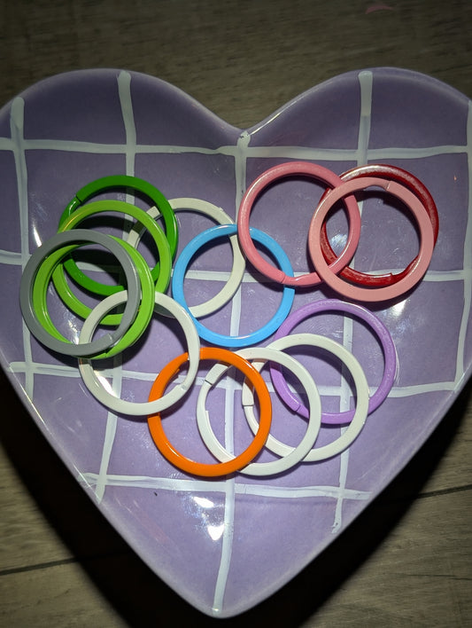 Colourful keyring