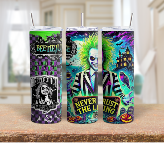 Beetle juice Halloween 20oz Tumbler