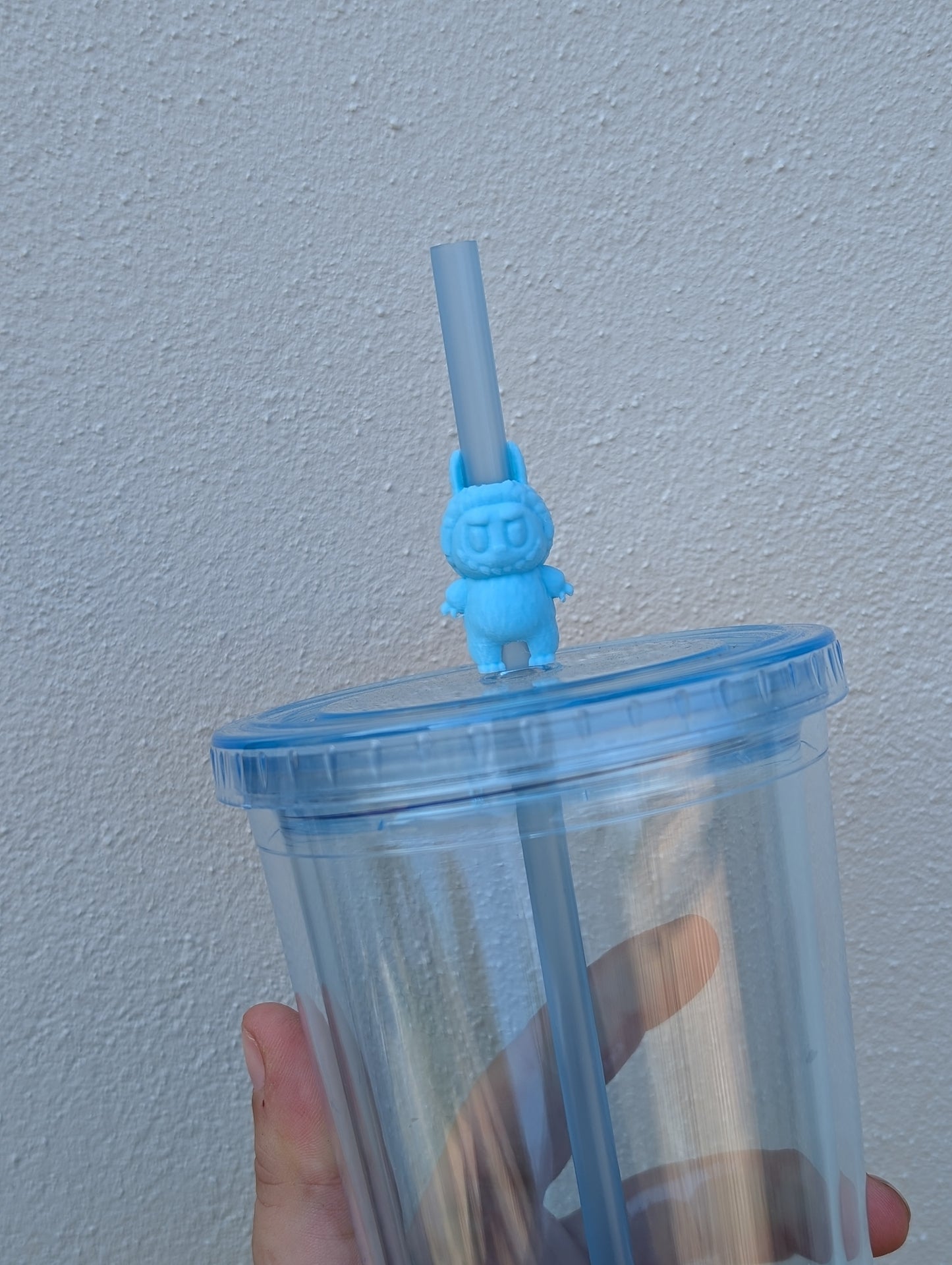 Little monster straw topper