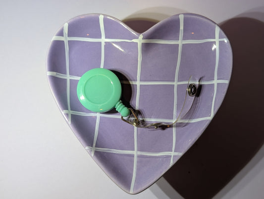 Badge reel - teal