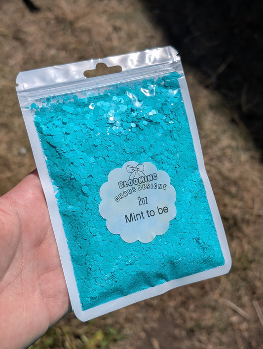 Mint to be - Chunky Glitter mix