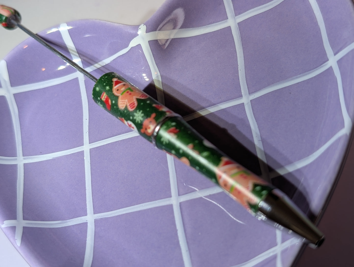 Beadable pen - Christmas