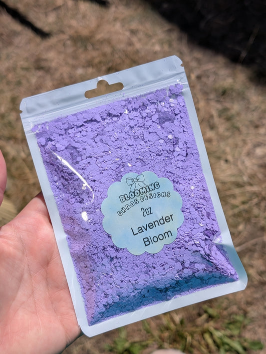 Lavender bloom - Chunky Glitter mix