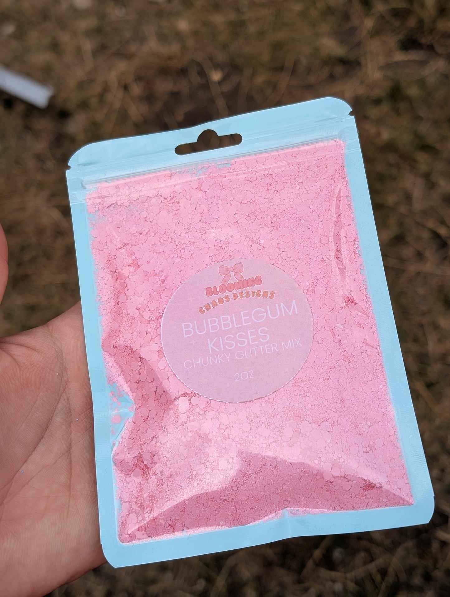 Bubblegum kisses - Chunky Glitter mix
