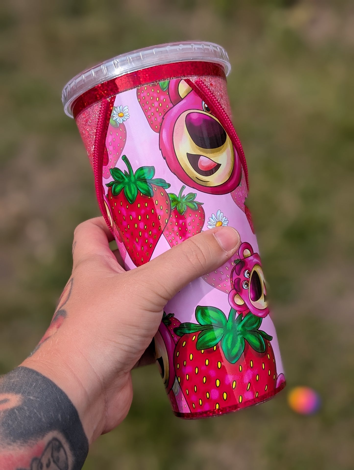 Toy story lotso zipper effect 'noglobe'