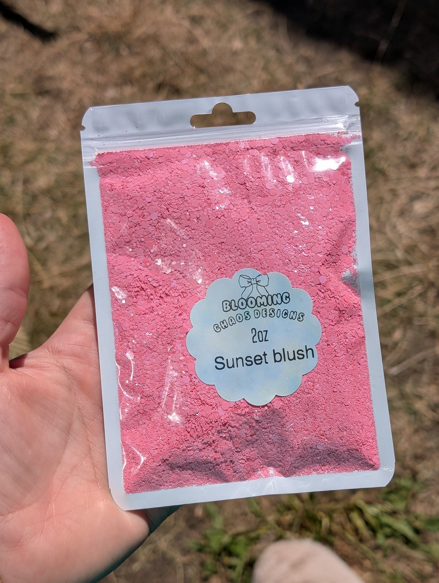 Sunset blush - Chunky Glitter mix