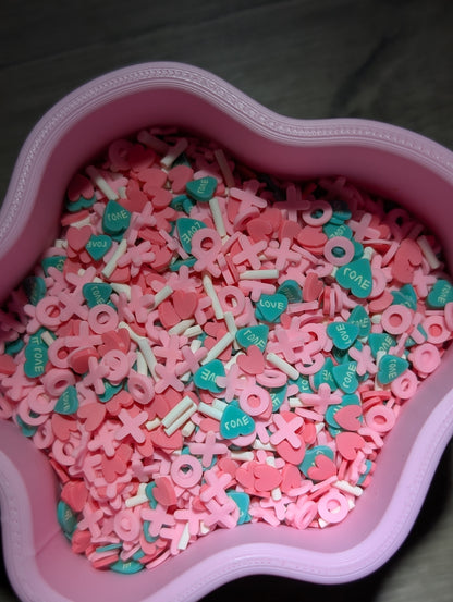Xo mix - polymer clay slices