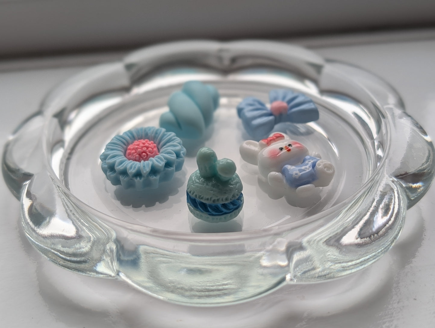 Mixed blue kawaii style (pack of 5)
