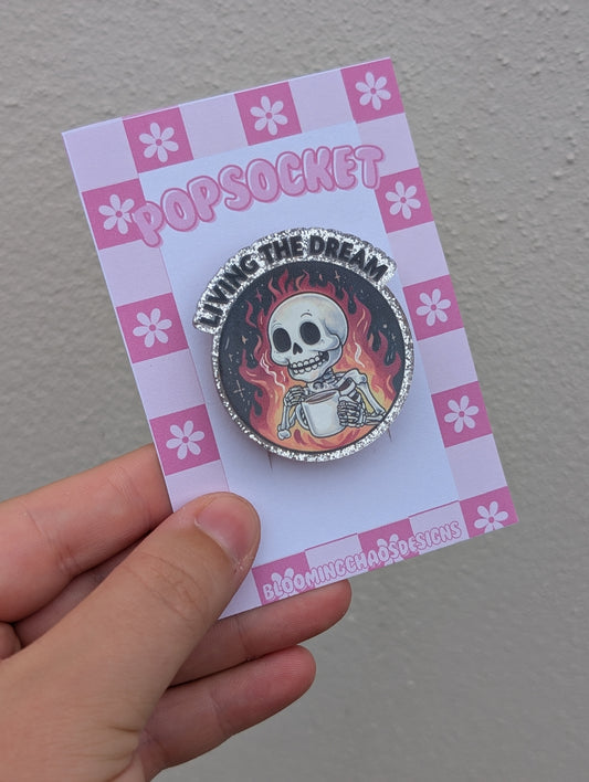 Living the dream pop socket
