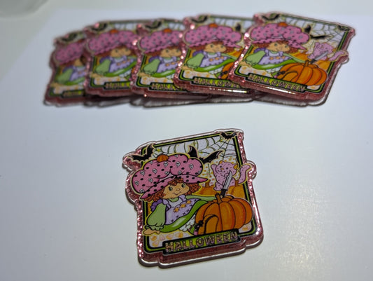 Halloween strawberry Acrylic
