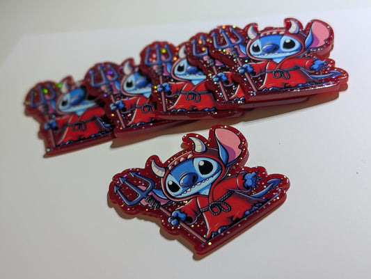 Devil blue monster Acrylic