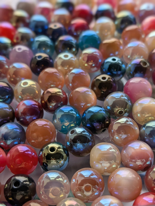 10x 16mm cat eye beads #6
