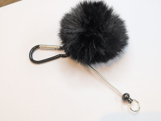 Beadable keyring