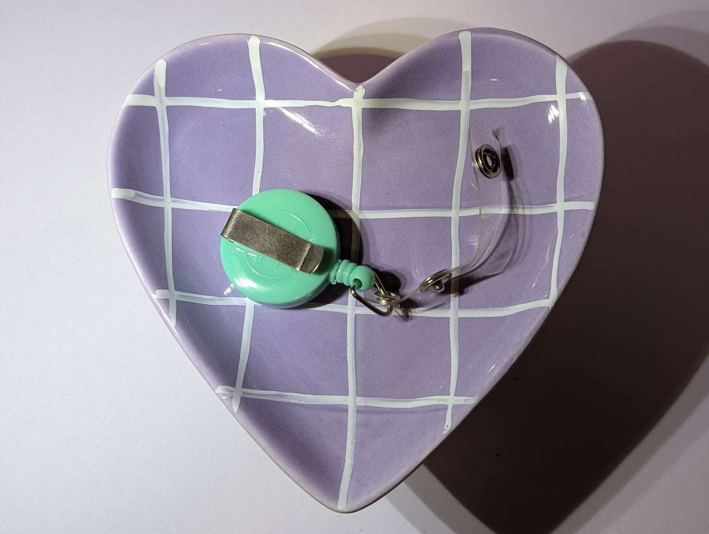 Badge reel - teal