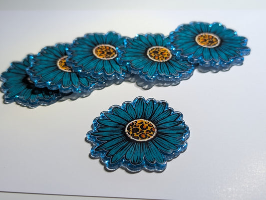 Blue flower Acrylic