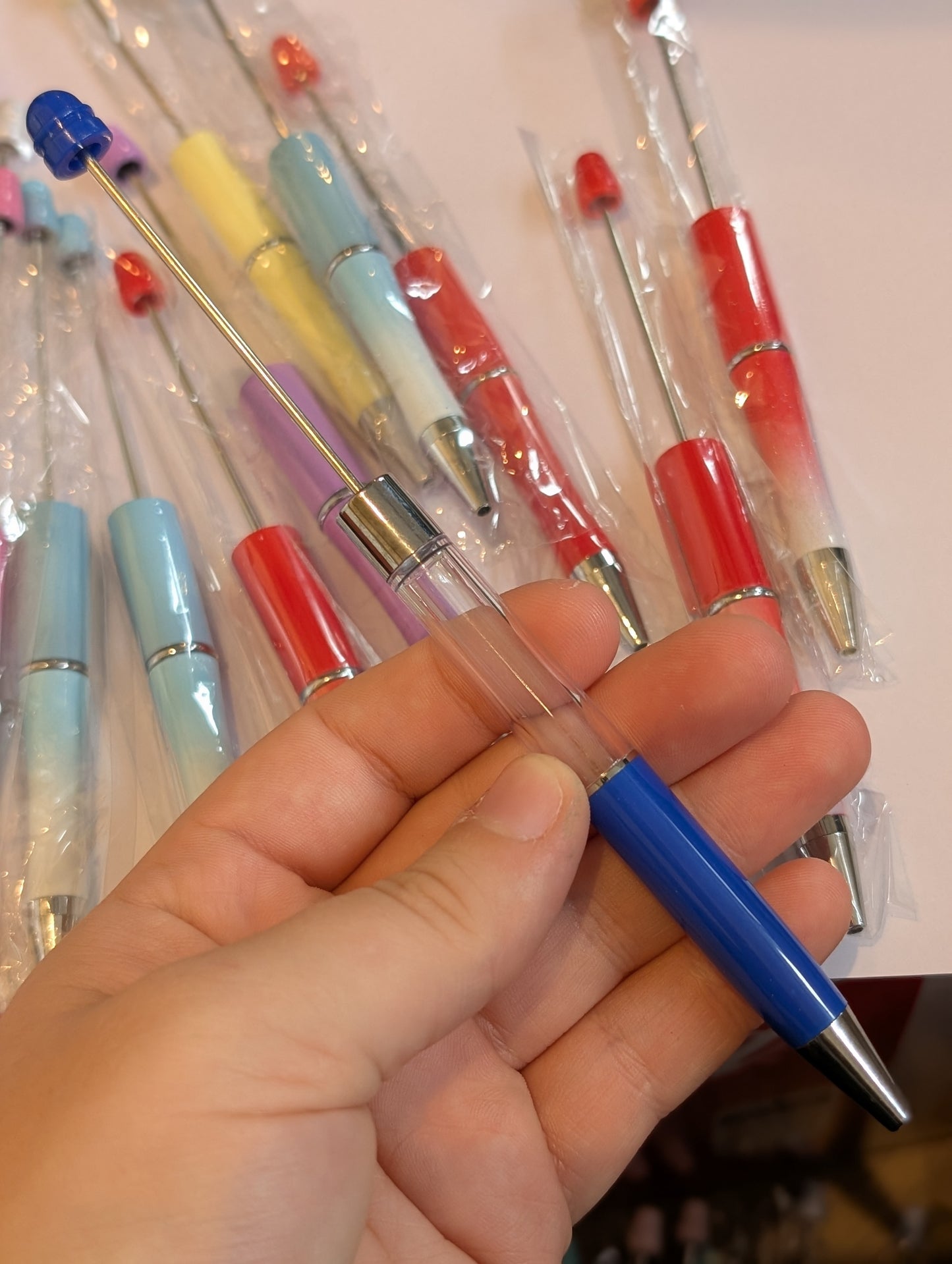 Shaker pen Beadable pen - standard colours