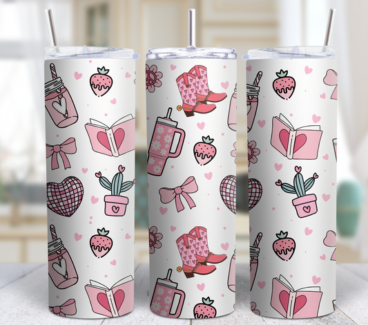 Girly Stanley style 20oz Tumbler