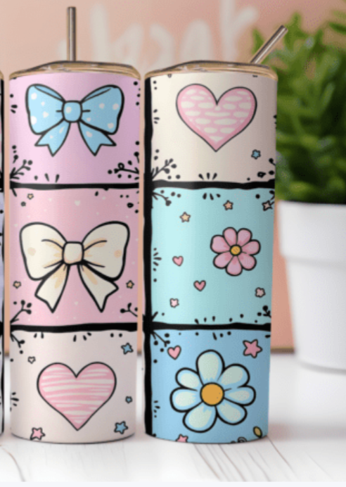 Cute bows 20oz Tumbler