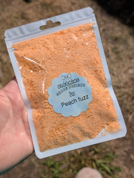 Peach fuzz - Chunky Glitter mix