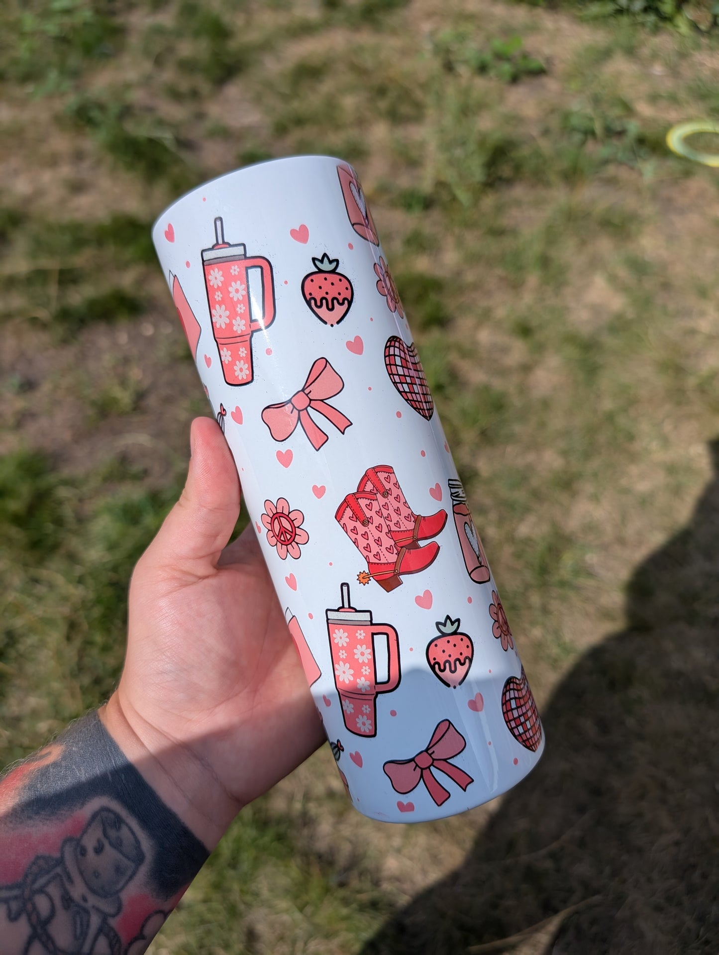 Girly Stanley style 20oz Tumbler
