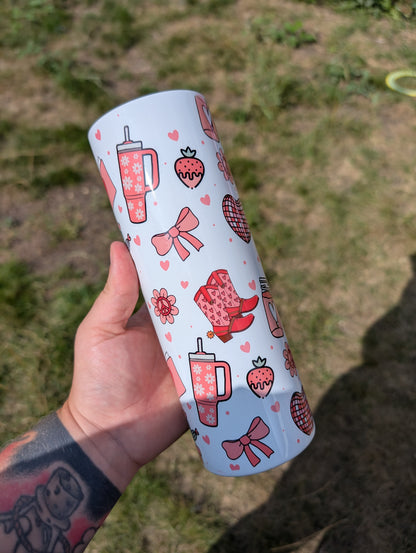 Girly Stanley style 20oz Tumbler