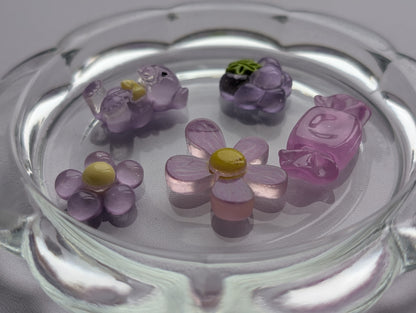 Mixed ice purple kawaii style (pack of 5)