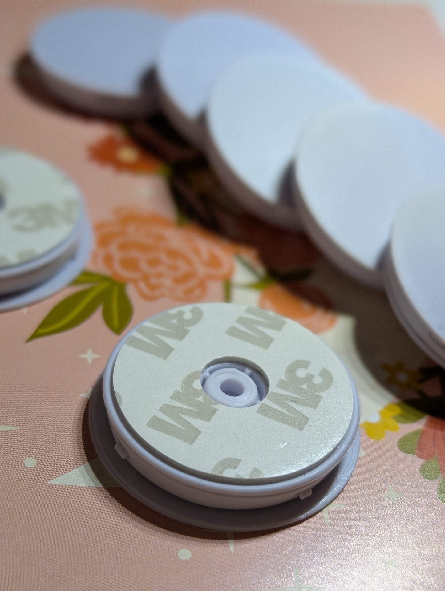 Pop socket blank - white