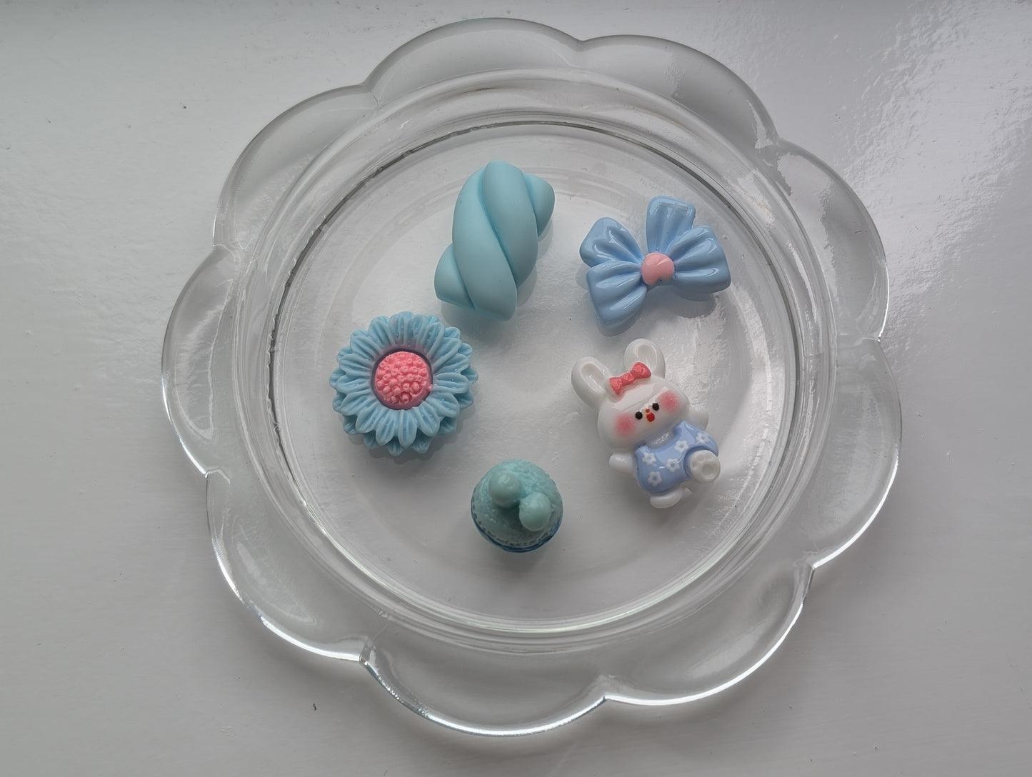 Mixed blue kawaii style (pack of 5)