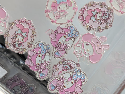 My melody acrylic beads