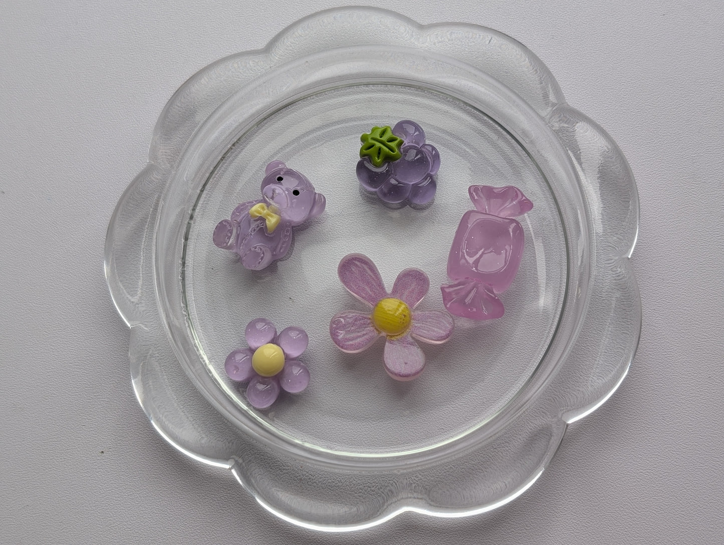 Mixed ice purple kawaii style (pack of 5)