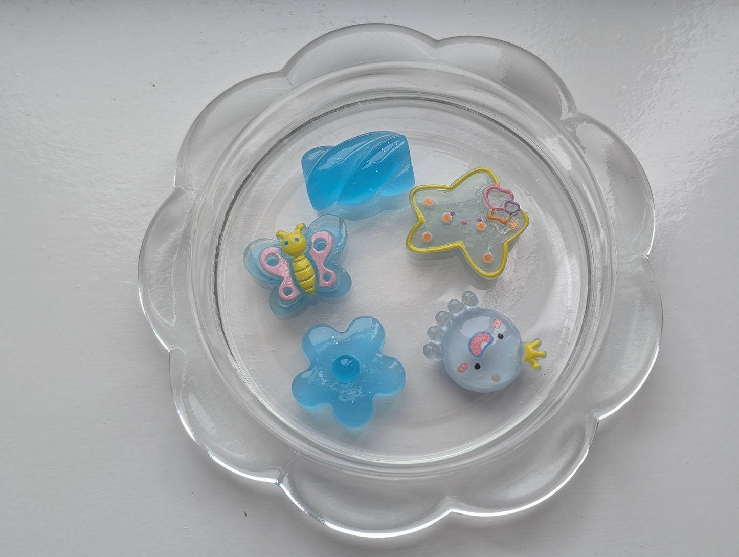 Mixed ice blue kawaii style (pack of 5)
