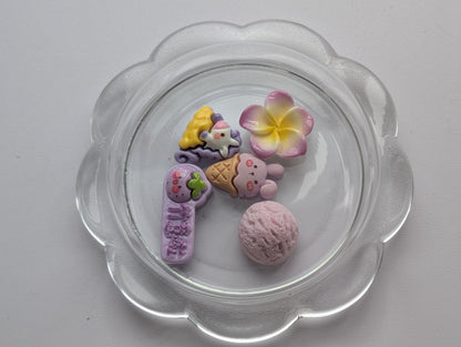 Mixed purple kawaii style (pack of 5)
